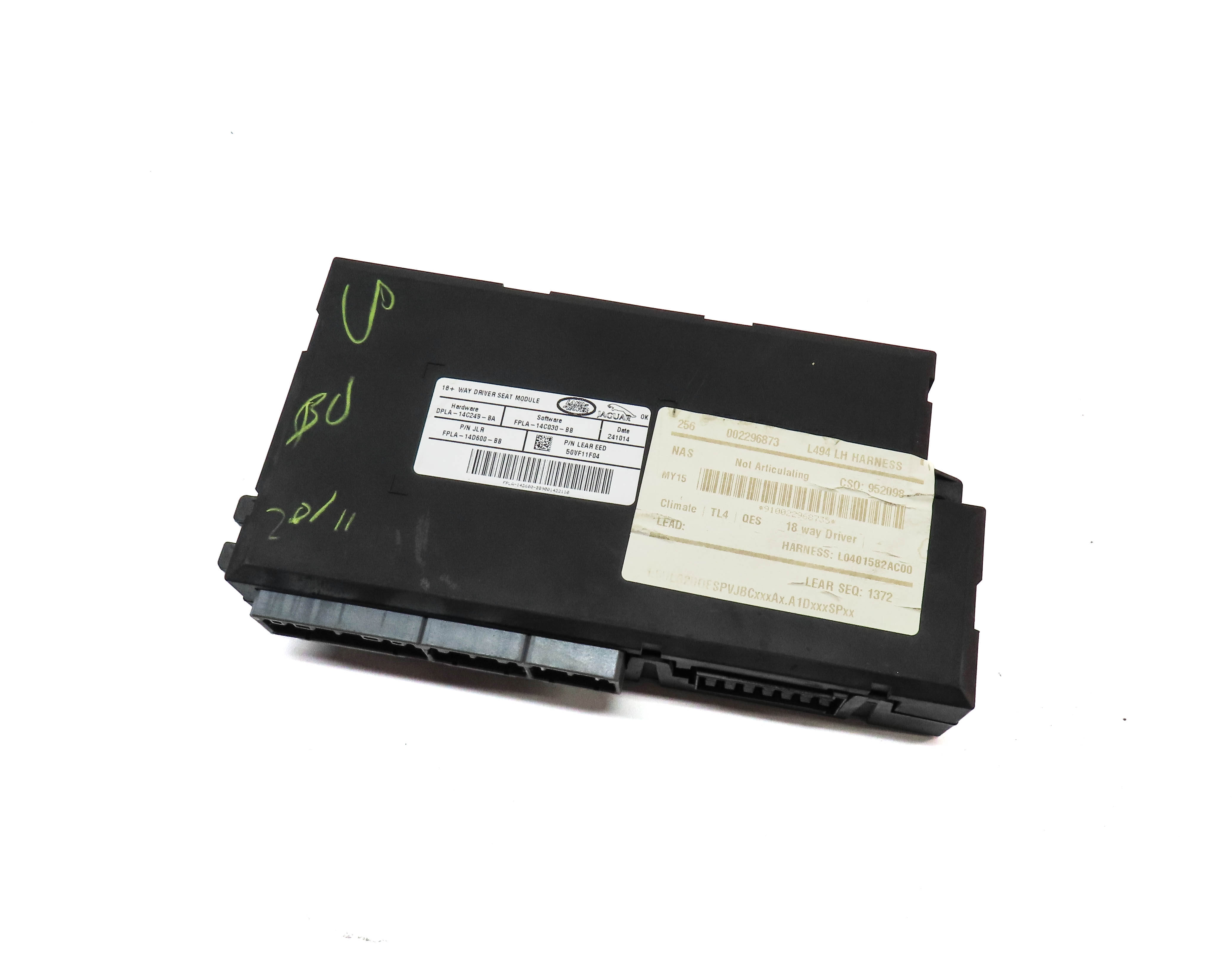 2015 RANGE ROVER SPORT (L494) FRONT LEFT DRIVER 16 WAY SEAT CONTROL MODULE — exact item pictured